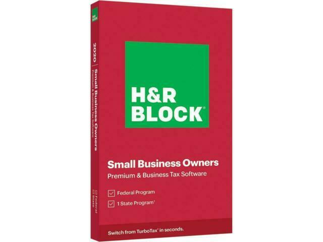 H&r Block 2020 Small Business Owners Premium Businesses. Download Only