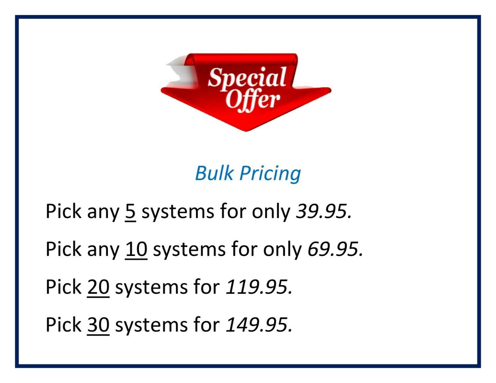 Forex Bulk Pricing To Save Even More, Pick Any 5 Systems!