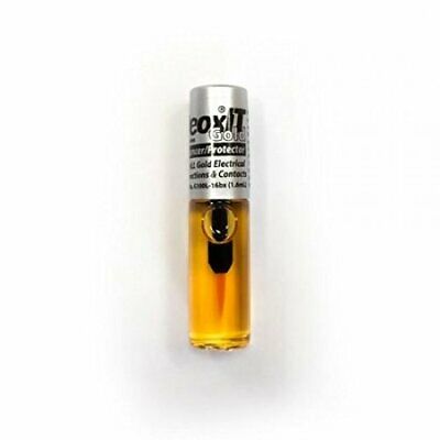 Deoxit Gold Mini-brush Applicator, 100% Contact Conditioner, 1.6ml - G100l-16bx